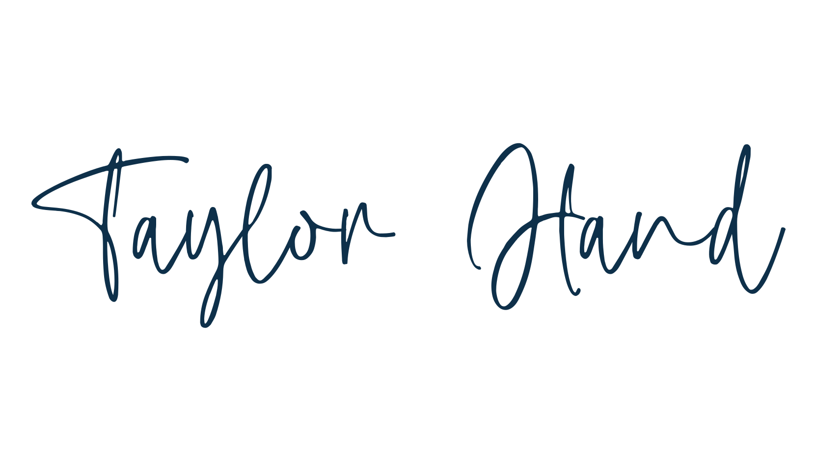 Taylor Hand, script handwritten fancy decorative calligraphy font preview
