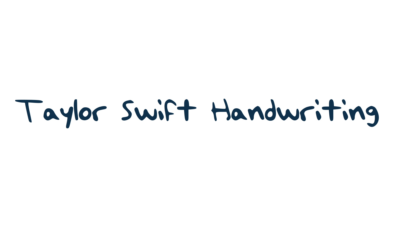 Taylor Swift Handwriting, script handwritten fancy decorative calligraphy font preview