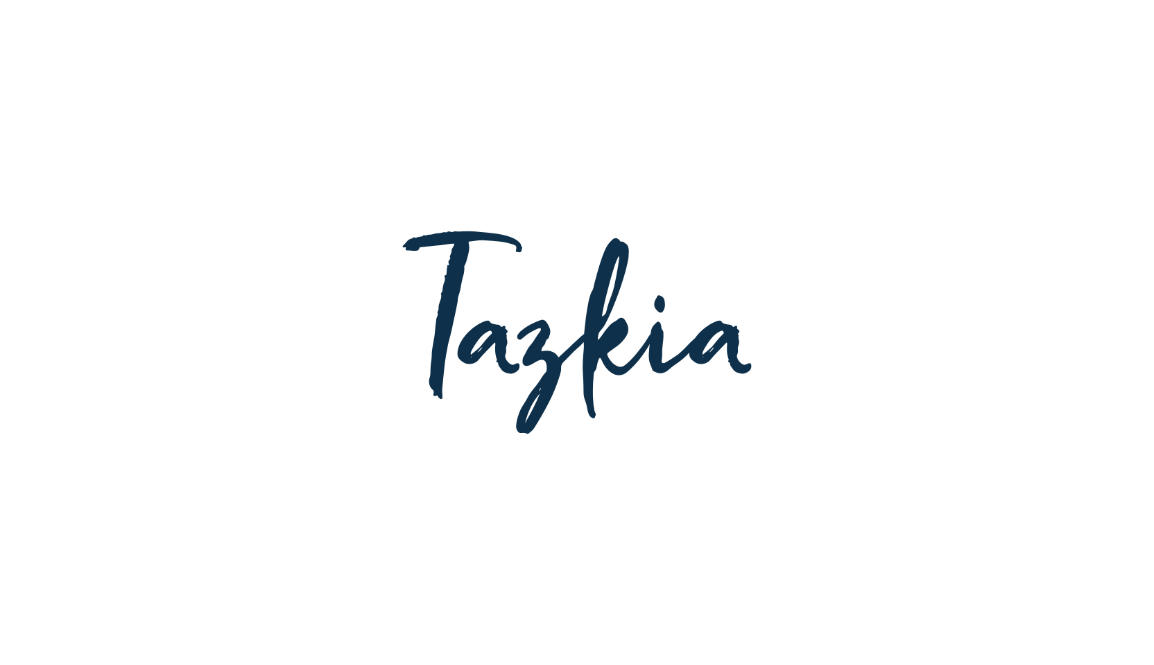Tazkia, brush font preview