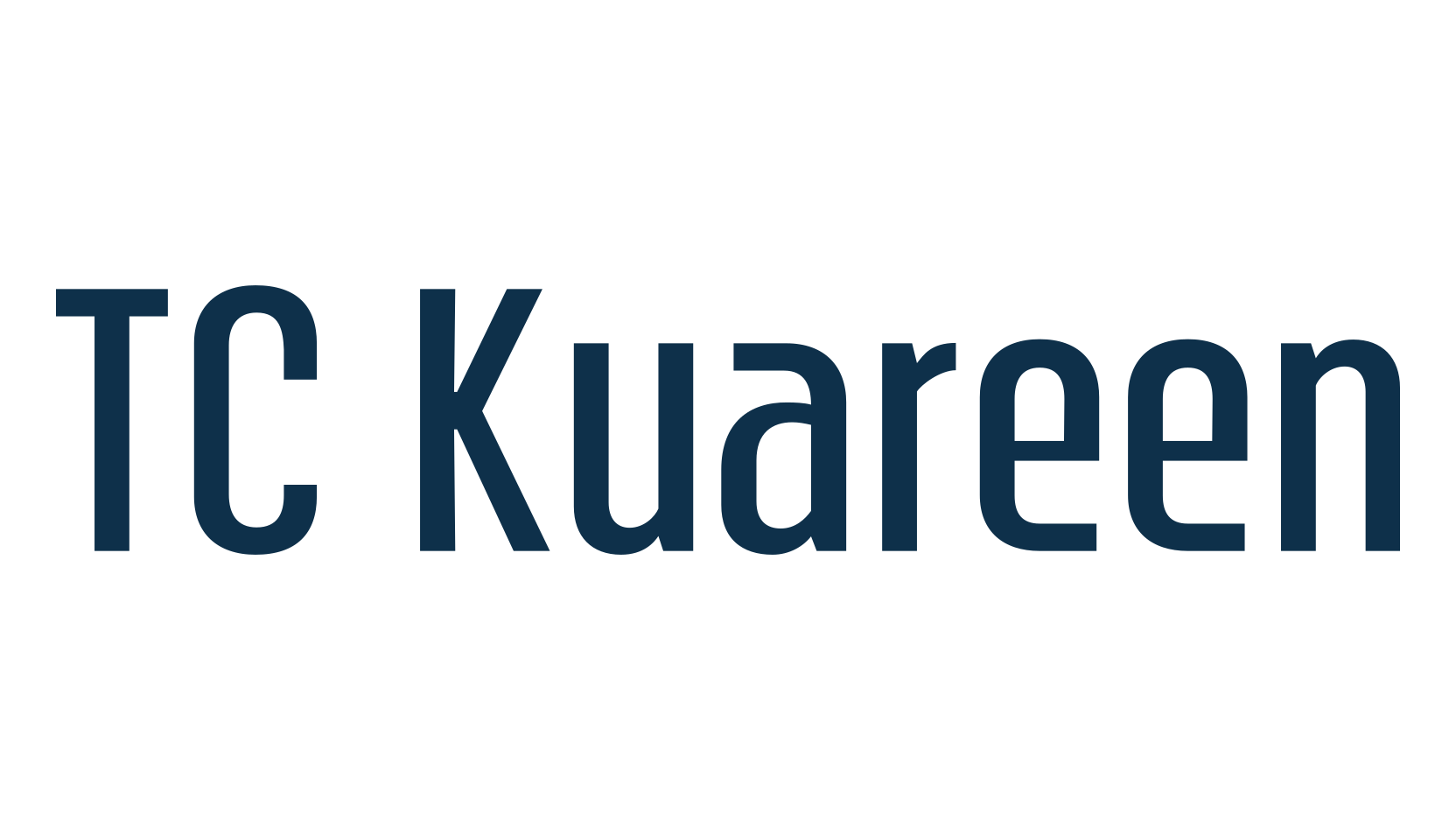TC Kuareen, basic sans serif font preview