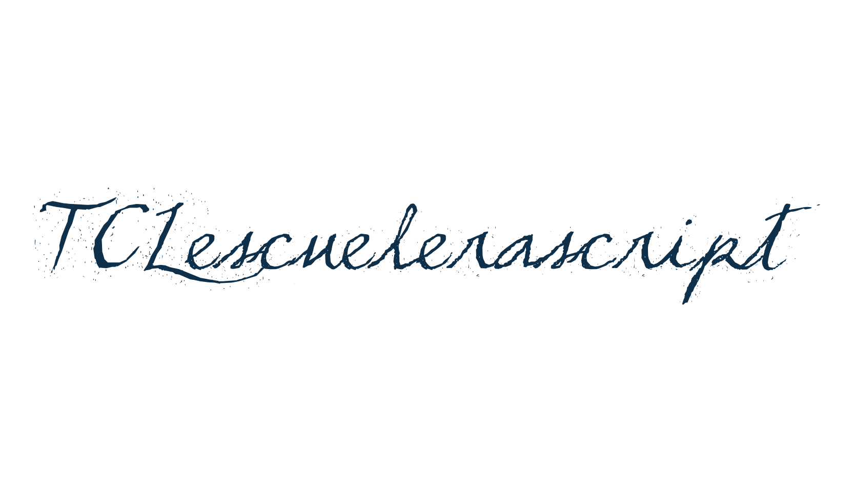 TCLescuelerascript, script calligraphy fancy decorative font preview