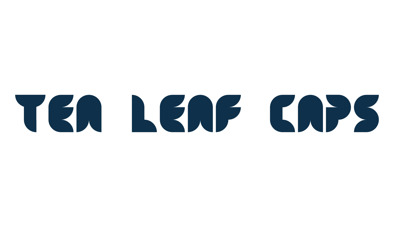 Tea Leaf Caps, groovy font preview