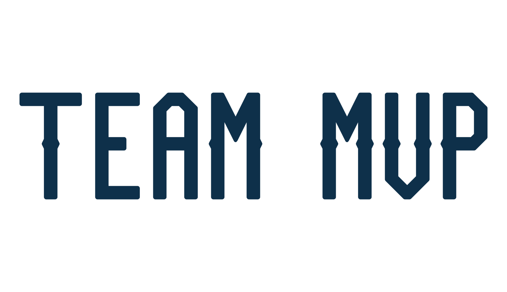 Team MVP, old school font preview