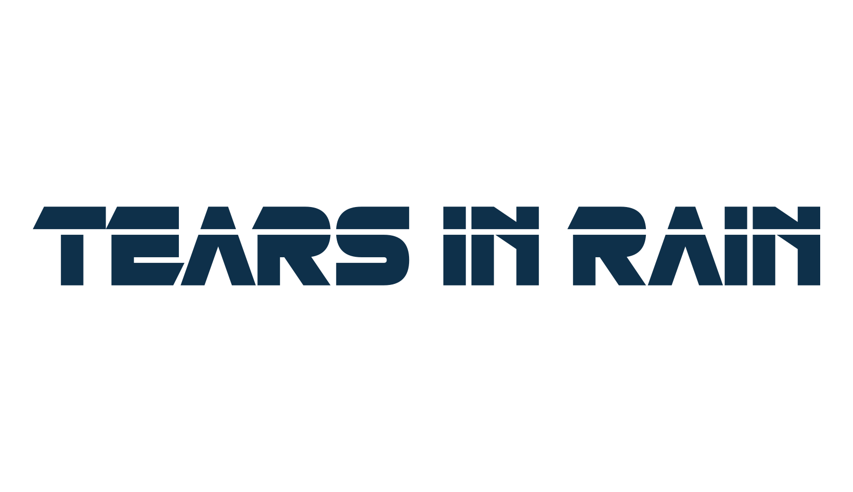 Tears in Rain, sci-fi font preview