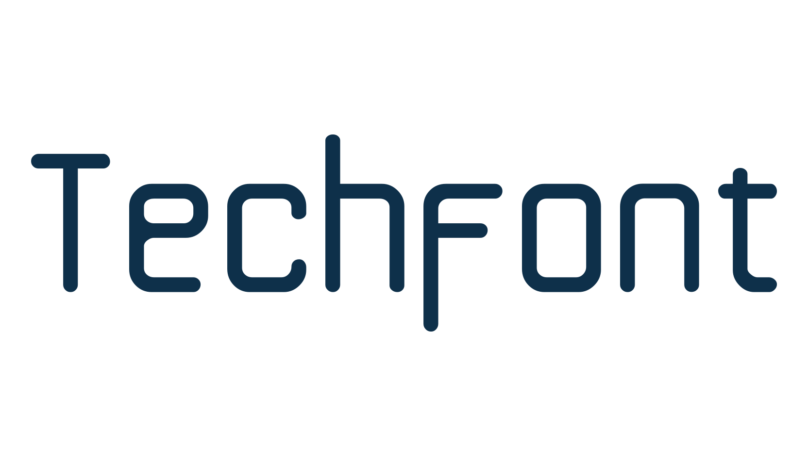 Techfont, fancy various techno sci-fi font preview