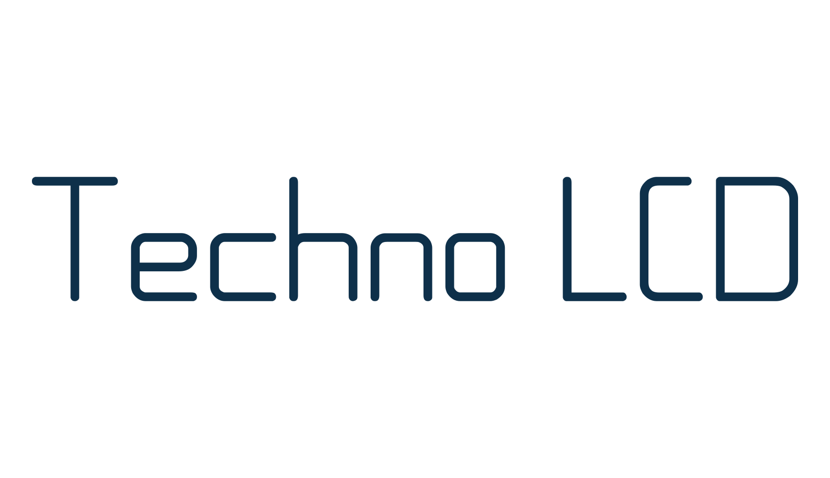 Techno LCD, fancy various techno sci-fi font preview