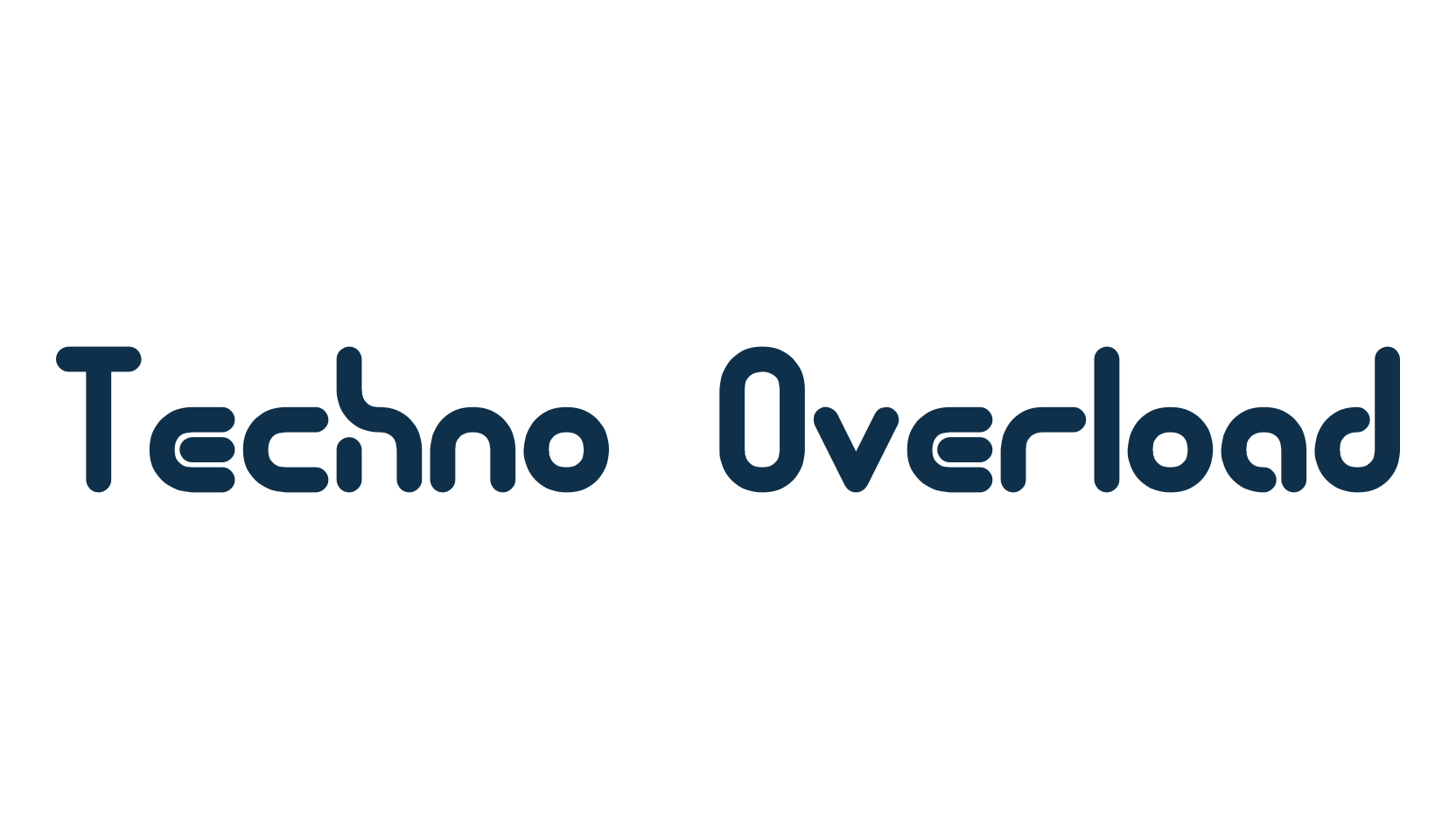 Techno Overload, various font preview