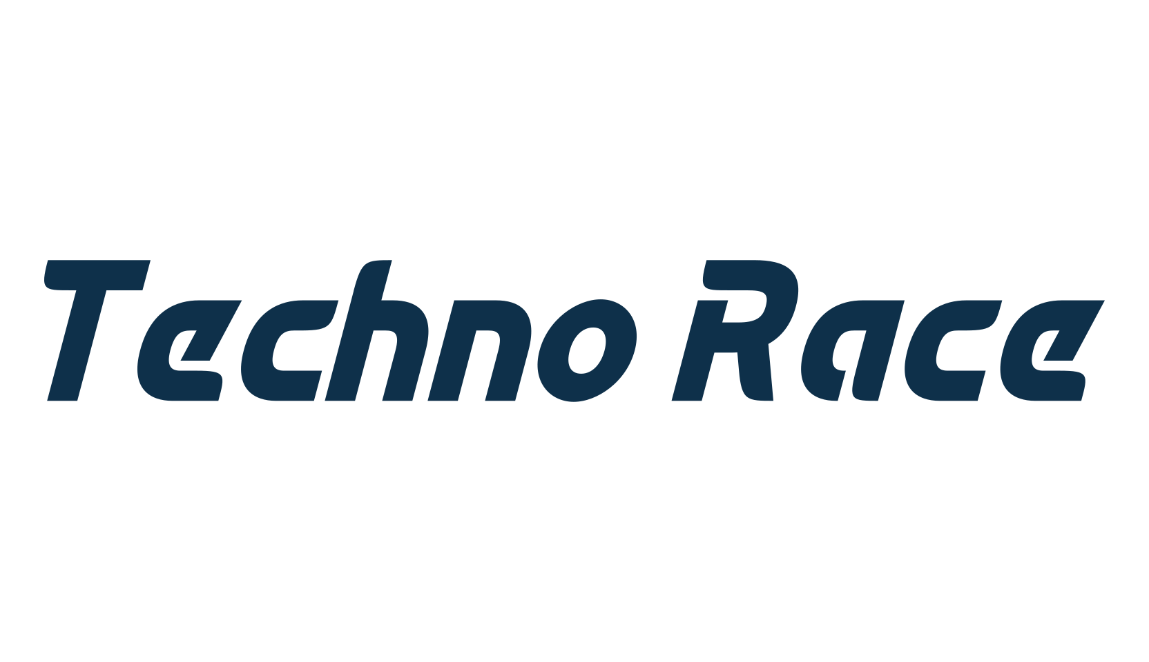 Techno Race, sci-fi font preview