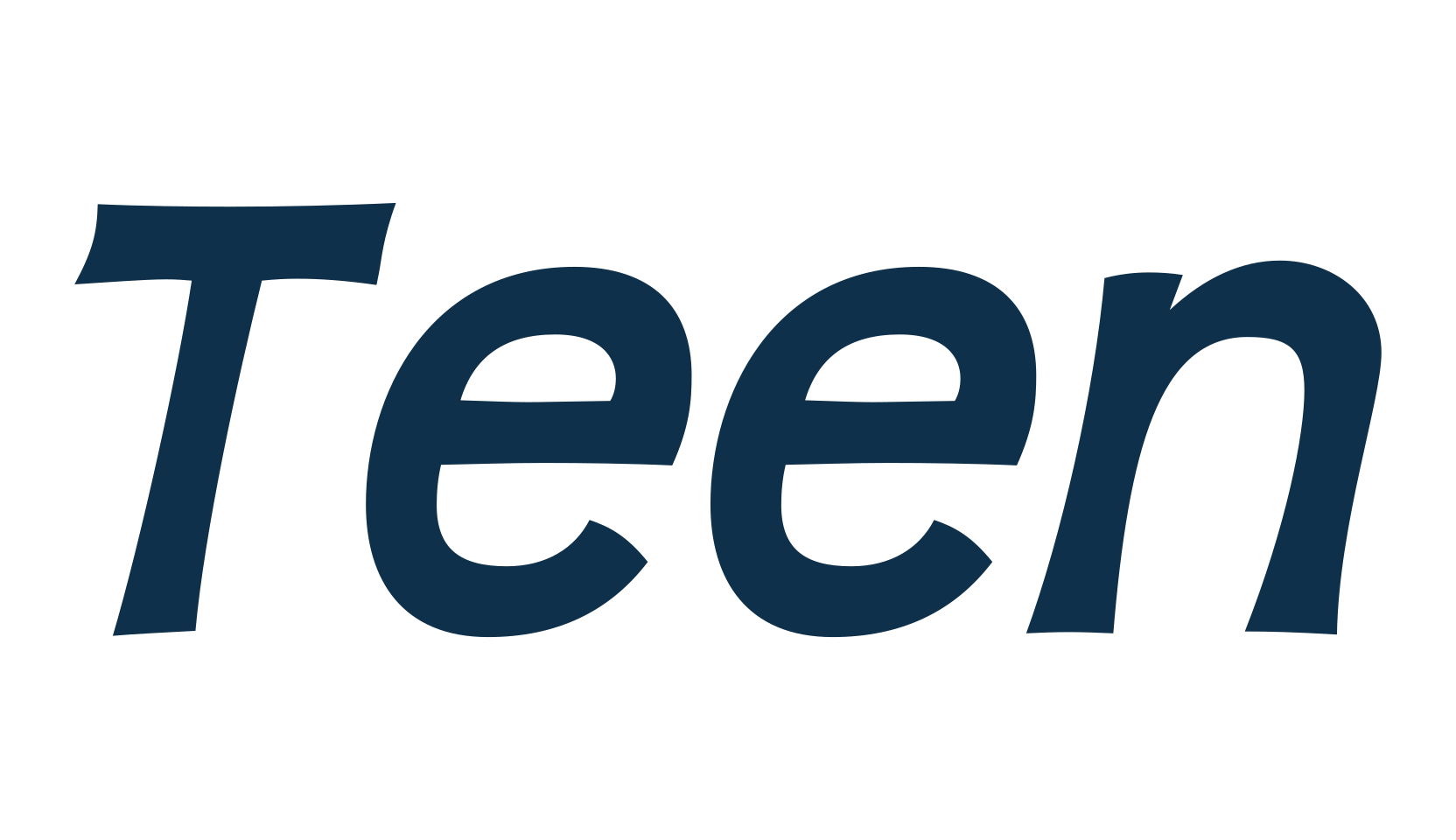 Teen, basic sans serif font preview