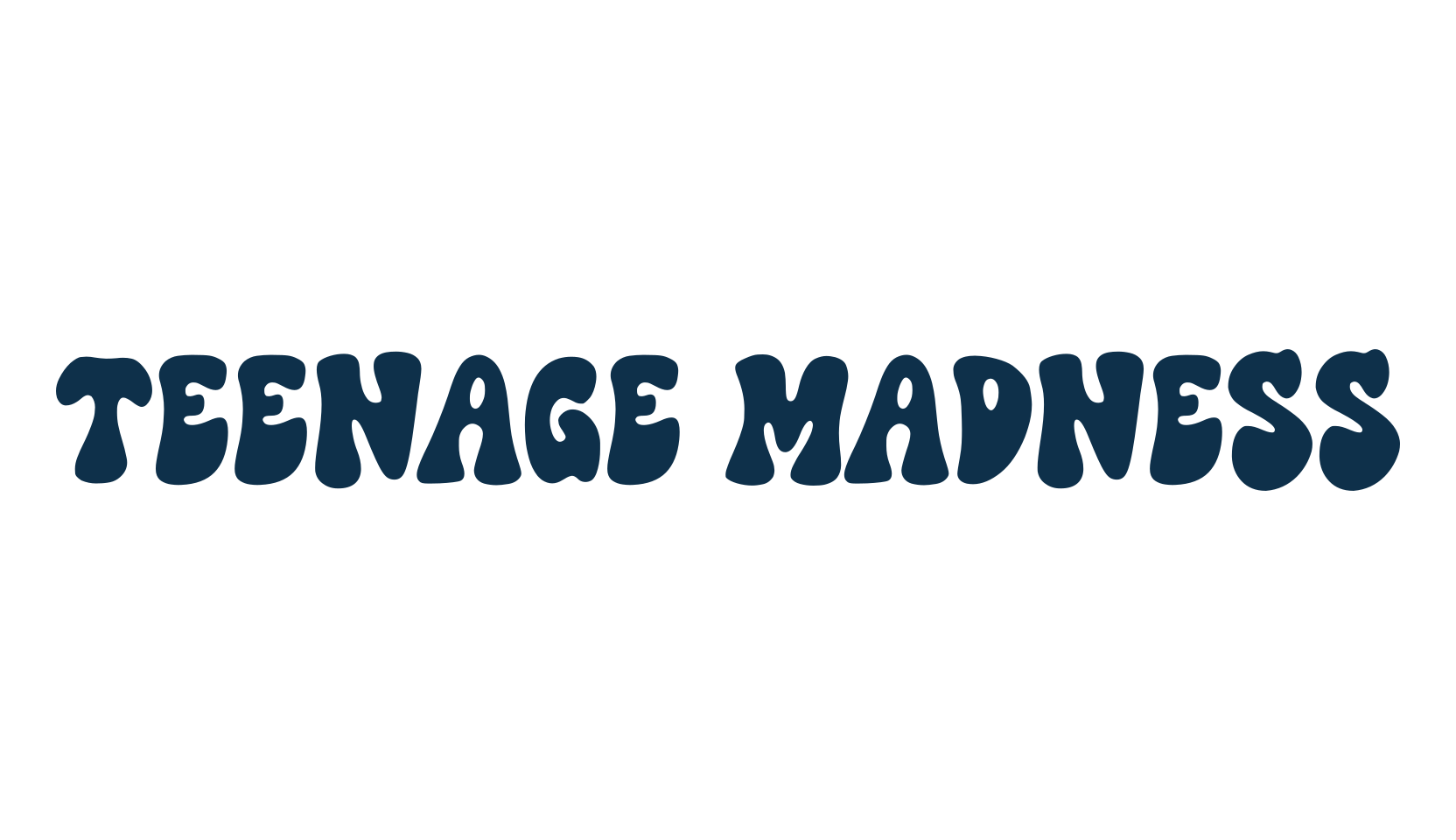 Teenage Madness, fancy groovy decorative font preview