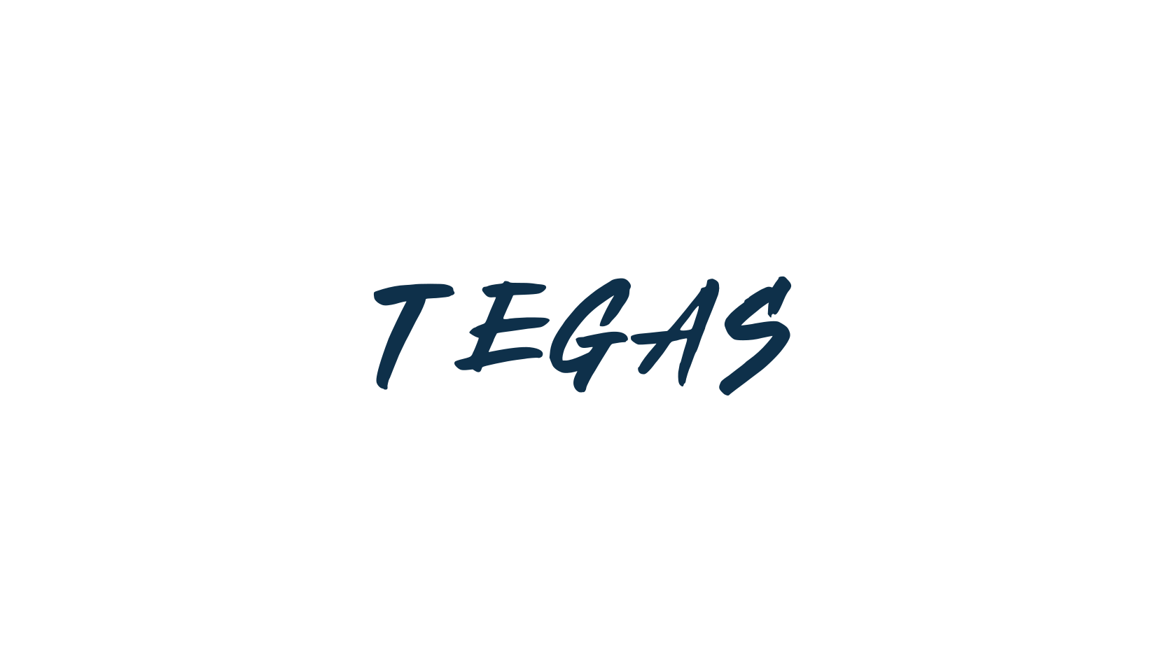Tegas, script brush fancy decorative calligraphy font preview