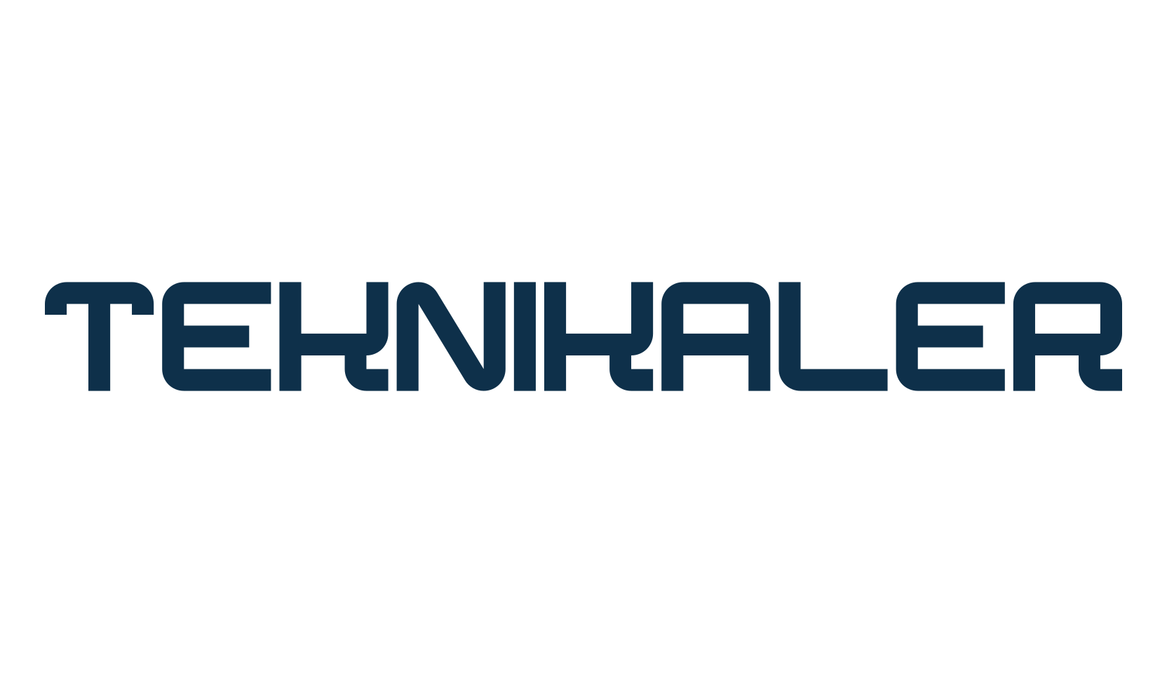 Teknikaler, sci-fi font preview