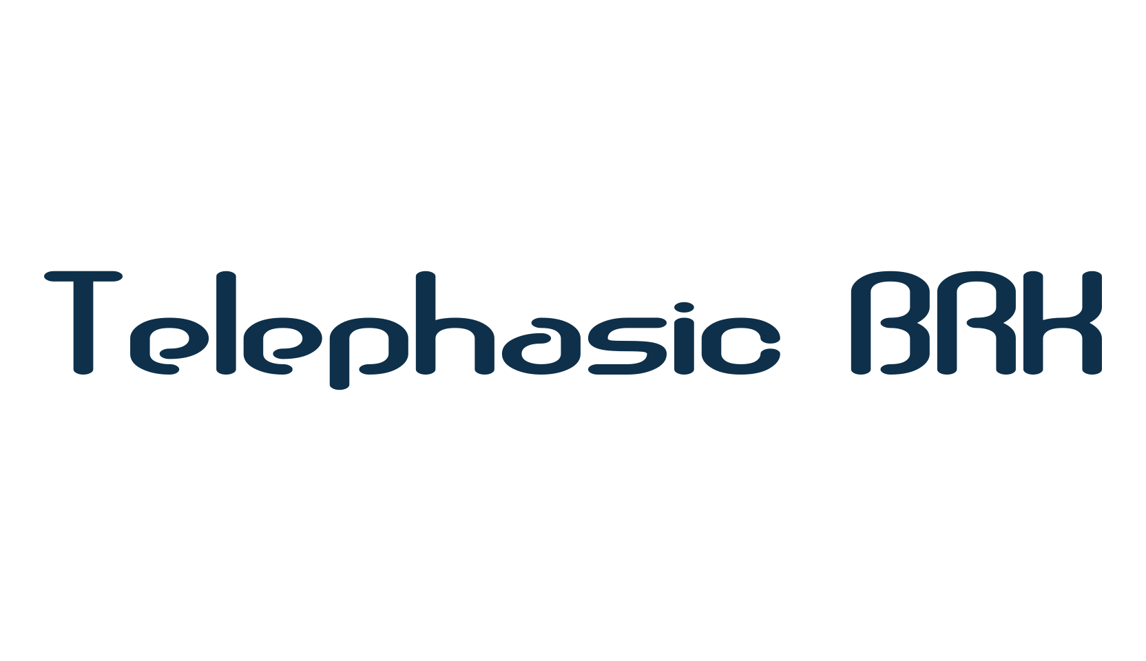 Telephasic BRK, various font preview