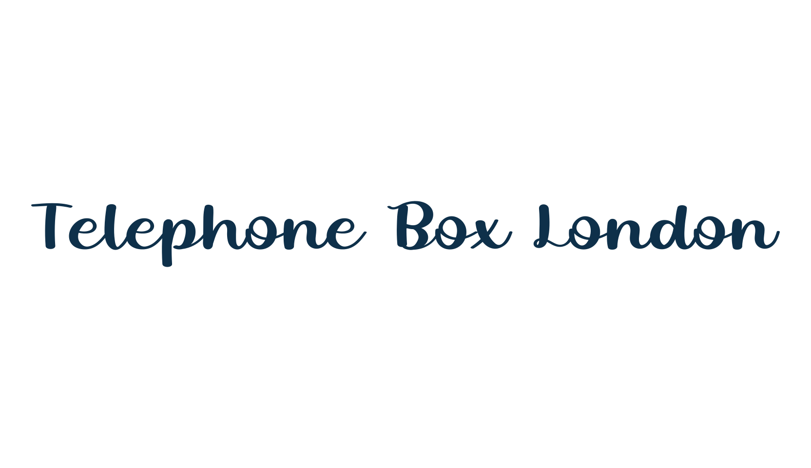 Telephone Box London, fancy various decorative script calligraphy font preview