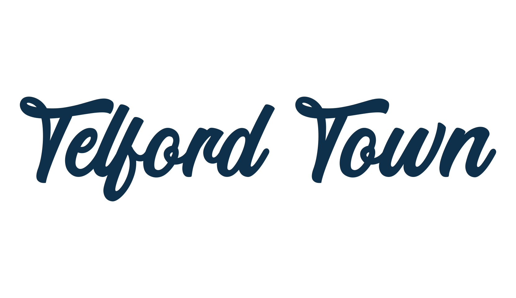 Telford Town, fancy old school decorative script calligraphy font preview