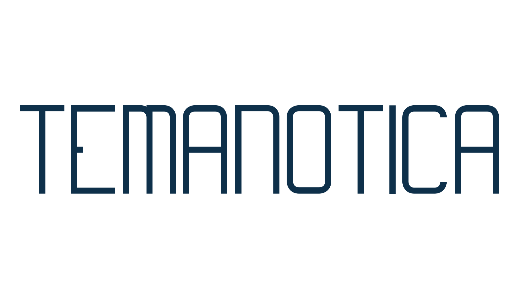 Temanotica, fancy various techno sci-fi font preview