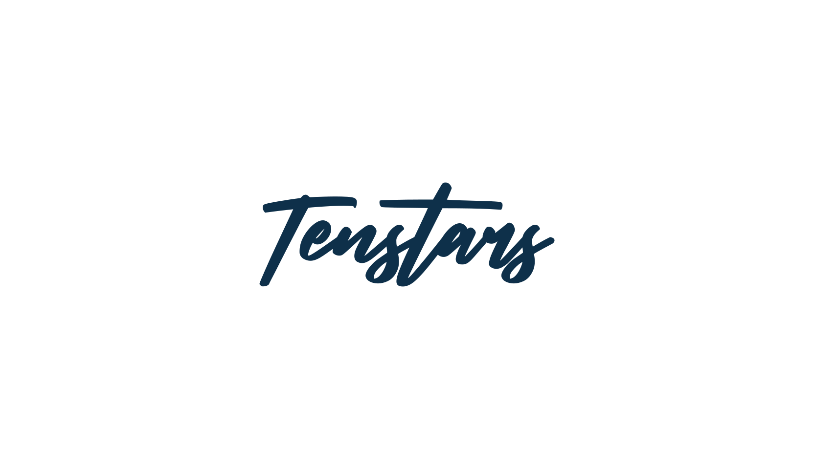 Tenstars, script handwritten fancy decorative calligraphy font preview