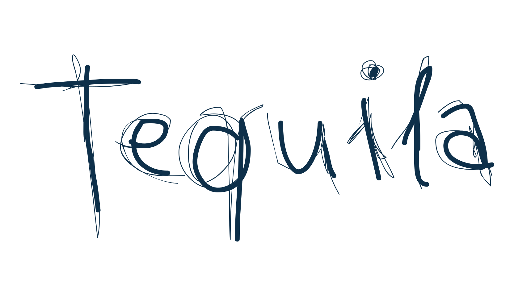 Tequila, trash font preview