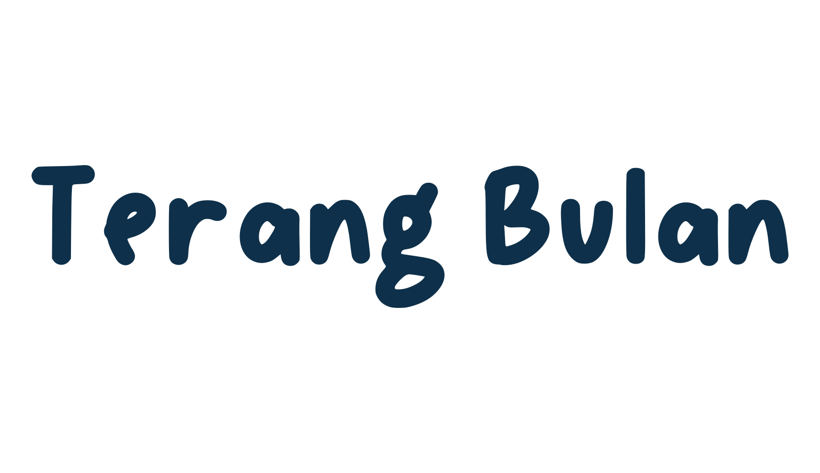 Terang Bulan, script handwritten fancy decorative calligraphy font preview