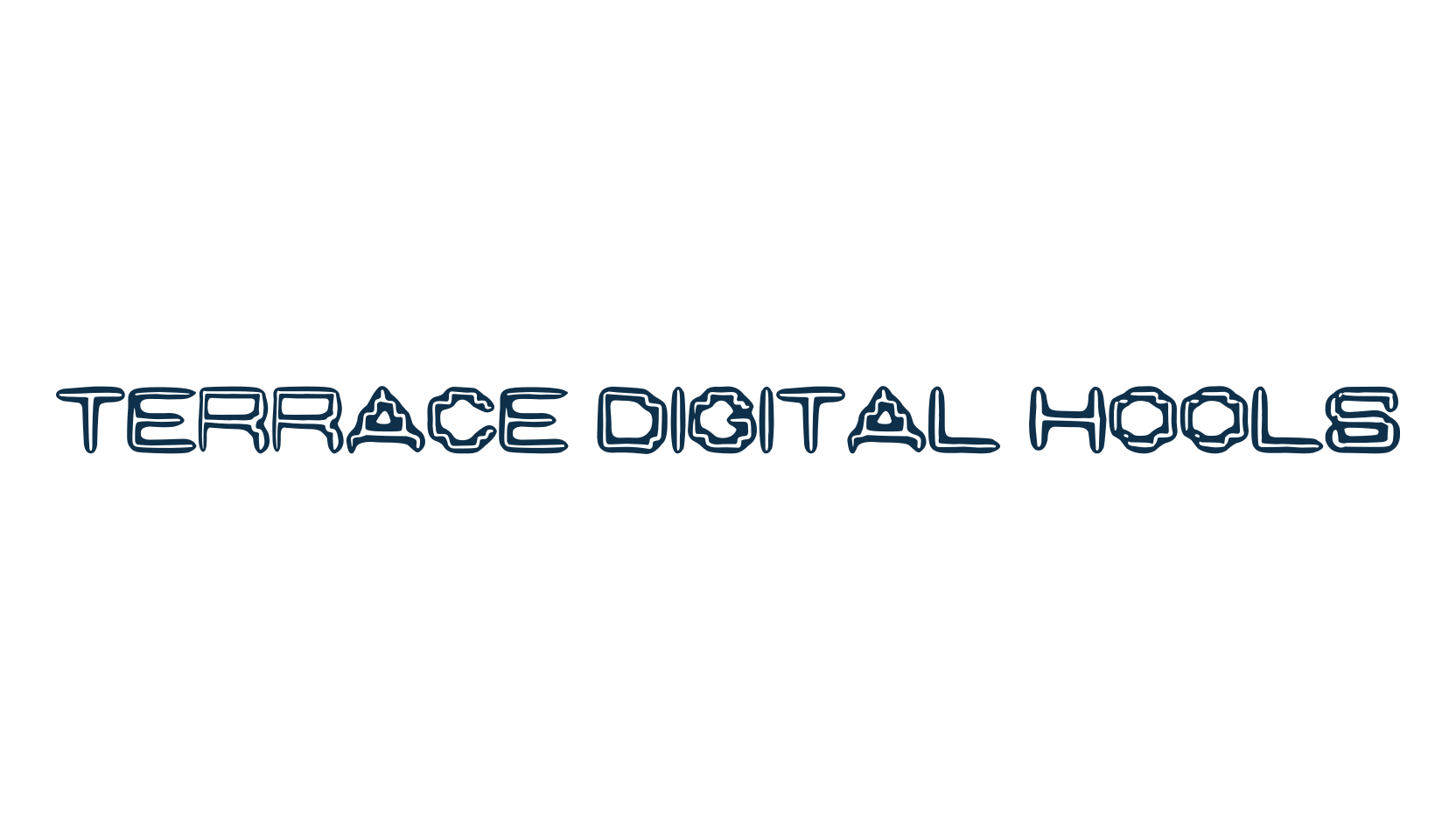 Terrace Digital Hools, fancy various decorative font preview