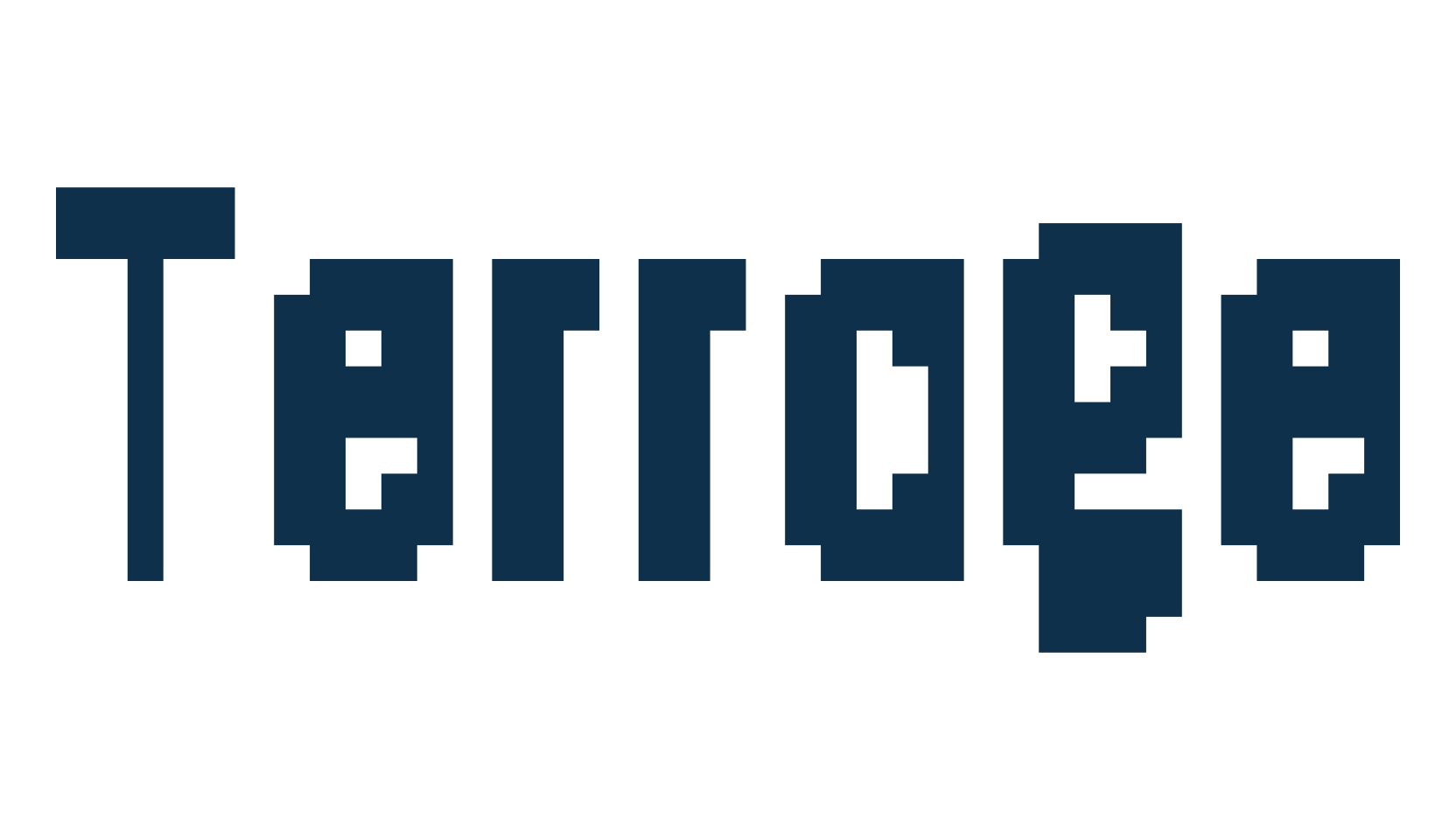 Terrage, techno square sci-fi font preview