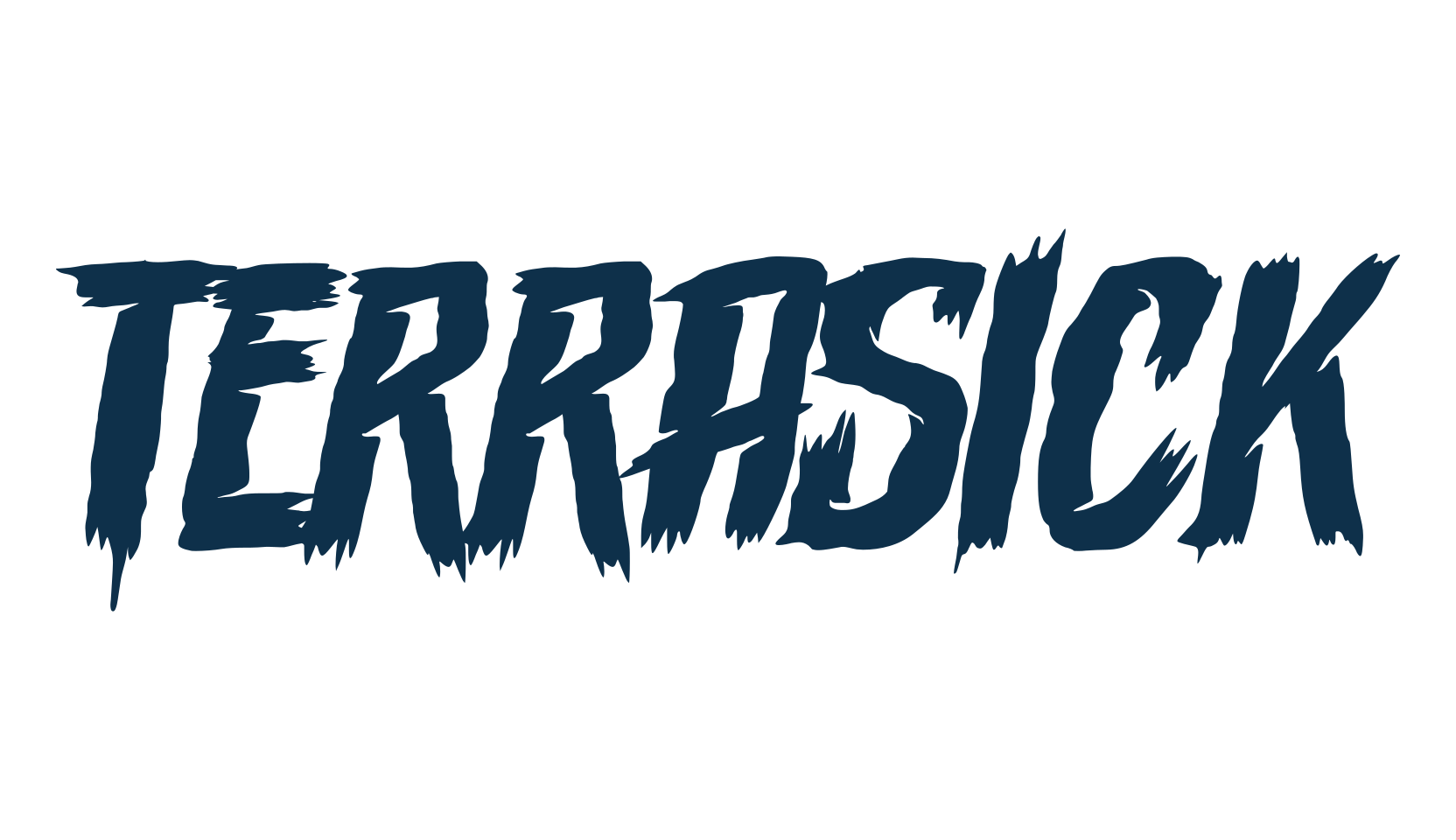 Terrasick, halloween font preview