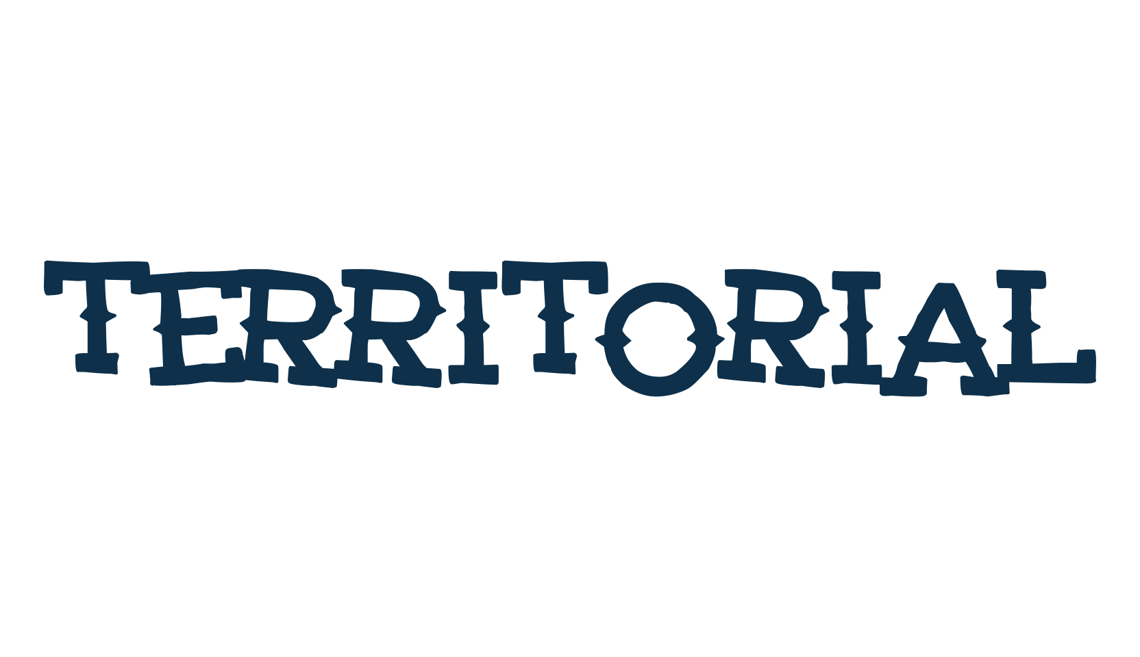 Territorial, western font preview