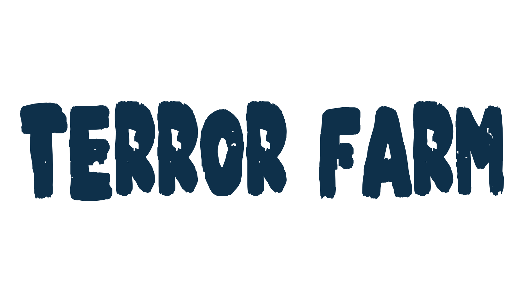 Terror Farm, holiday halloween fancy decorative horror font preview