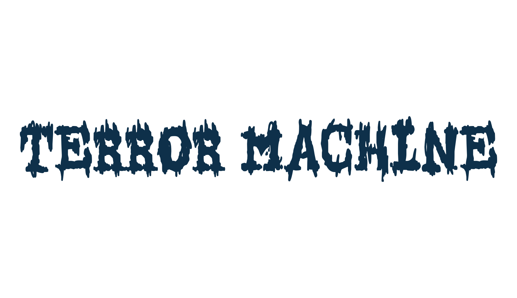 Terror Machine, holiday halloween fancy decorative horror font preview