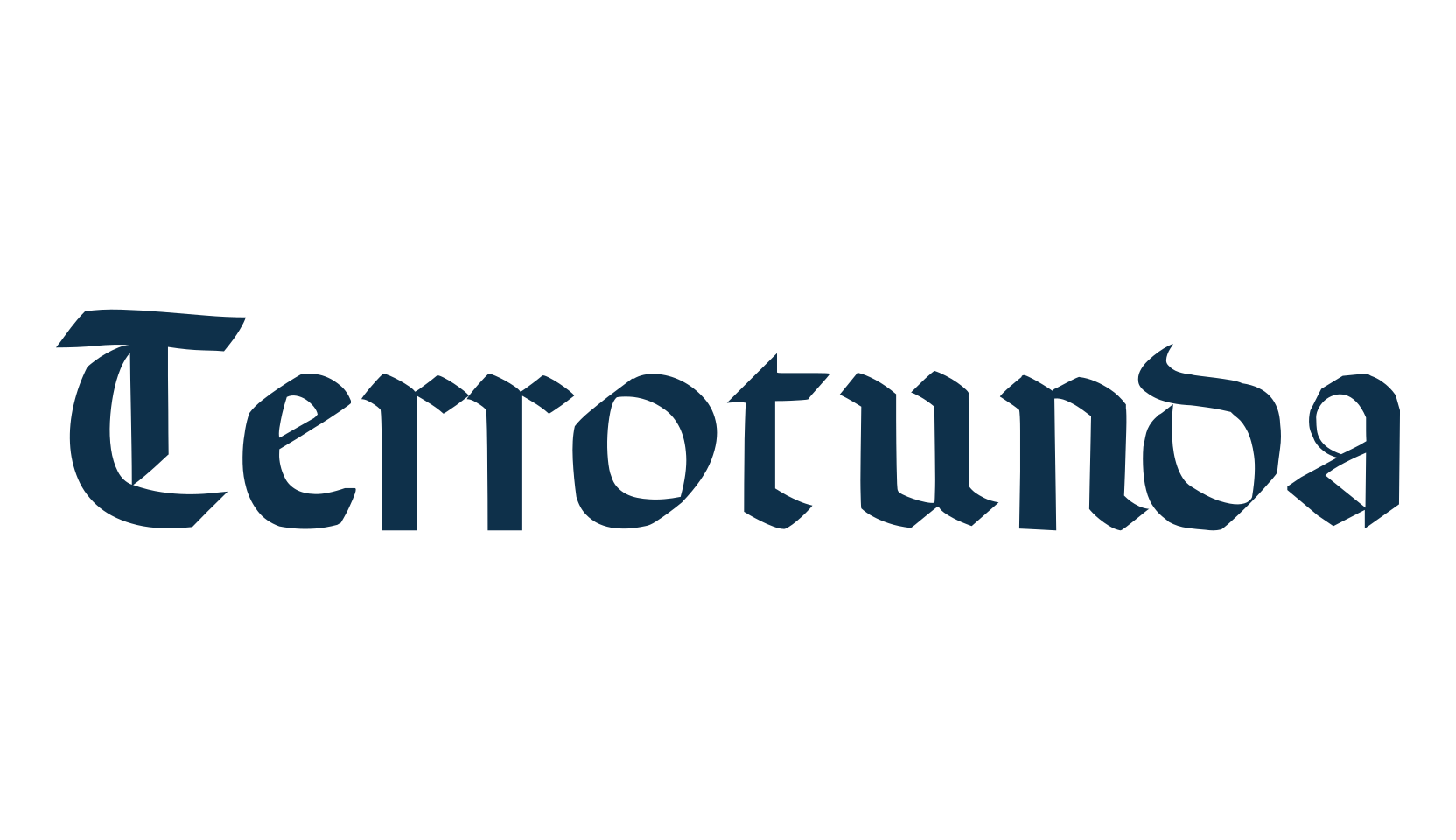 Terrotunda, modern font preview