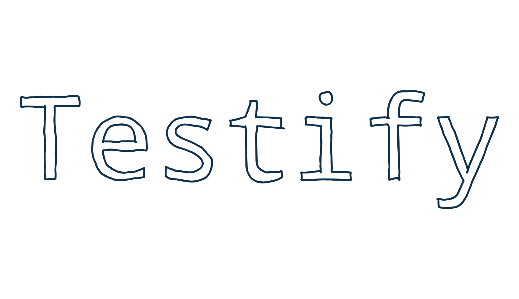 Testify, fancy various decorative font preview