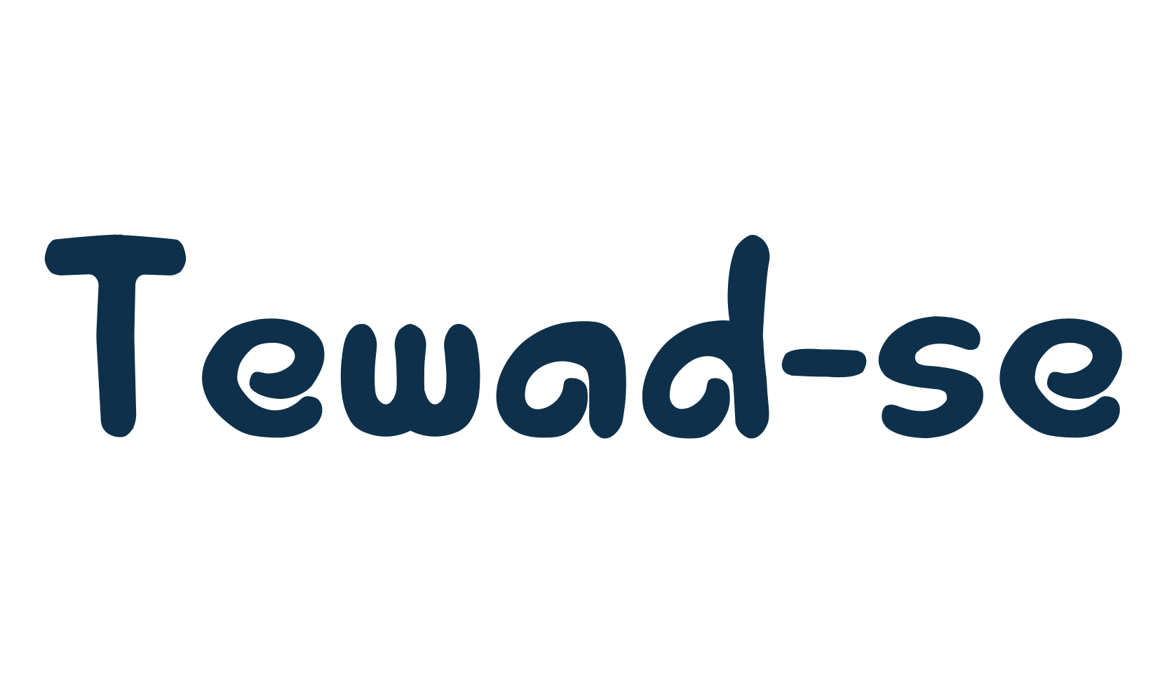 Tewad-se, fancy various decorative font preview