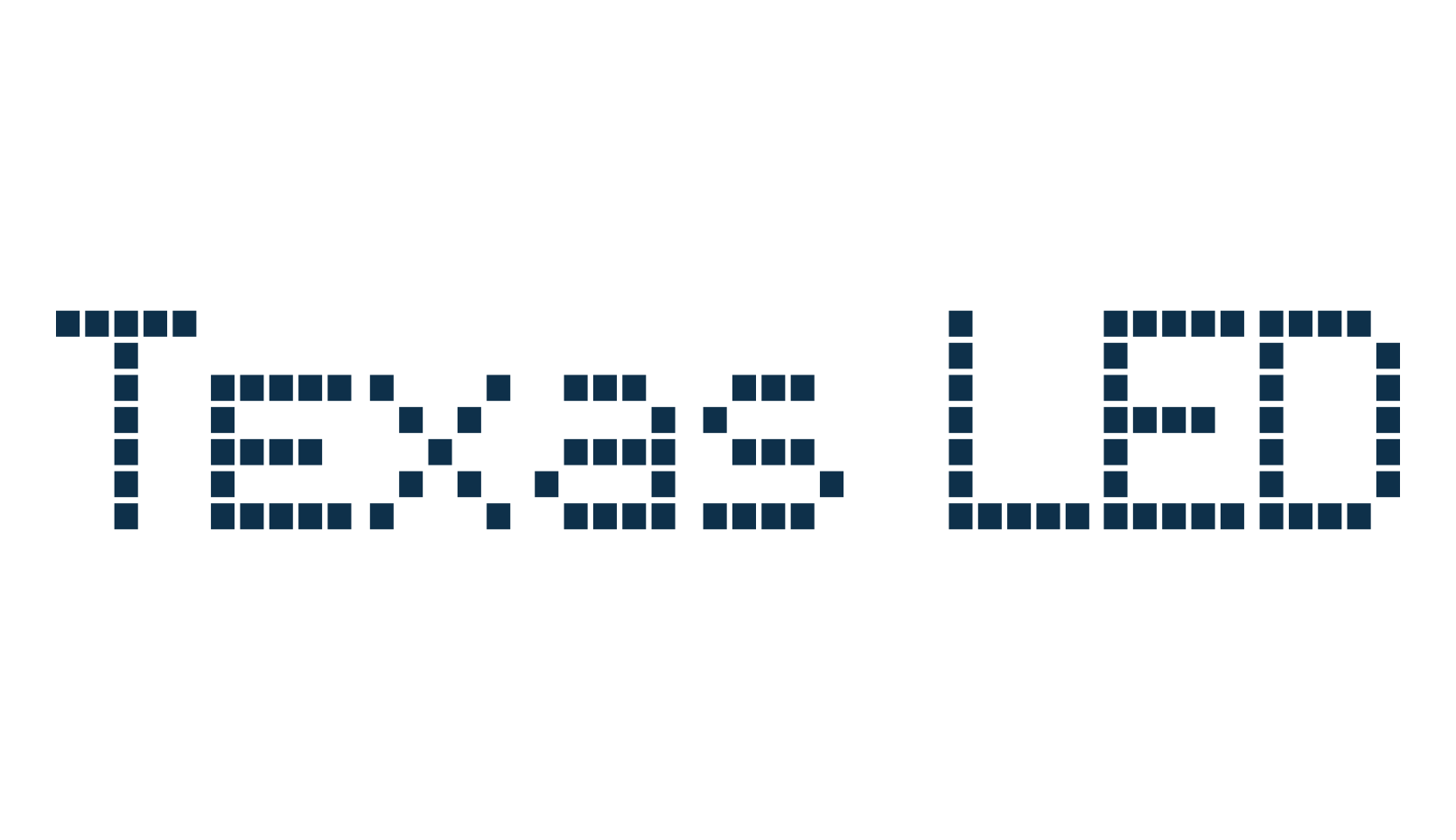 Texas LED, lcd font preview