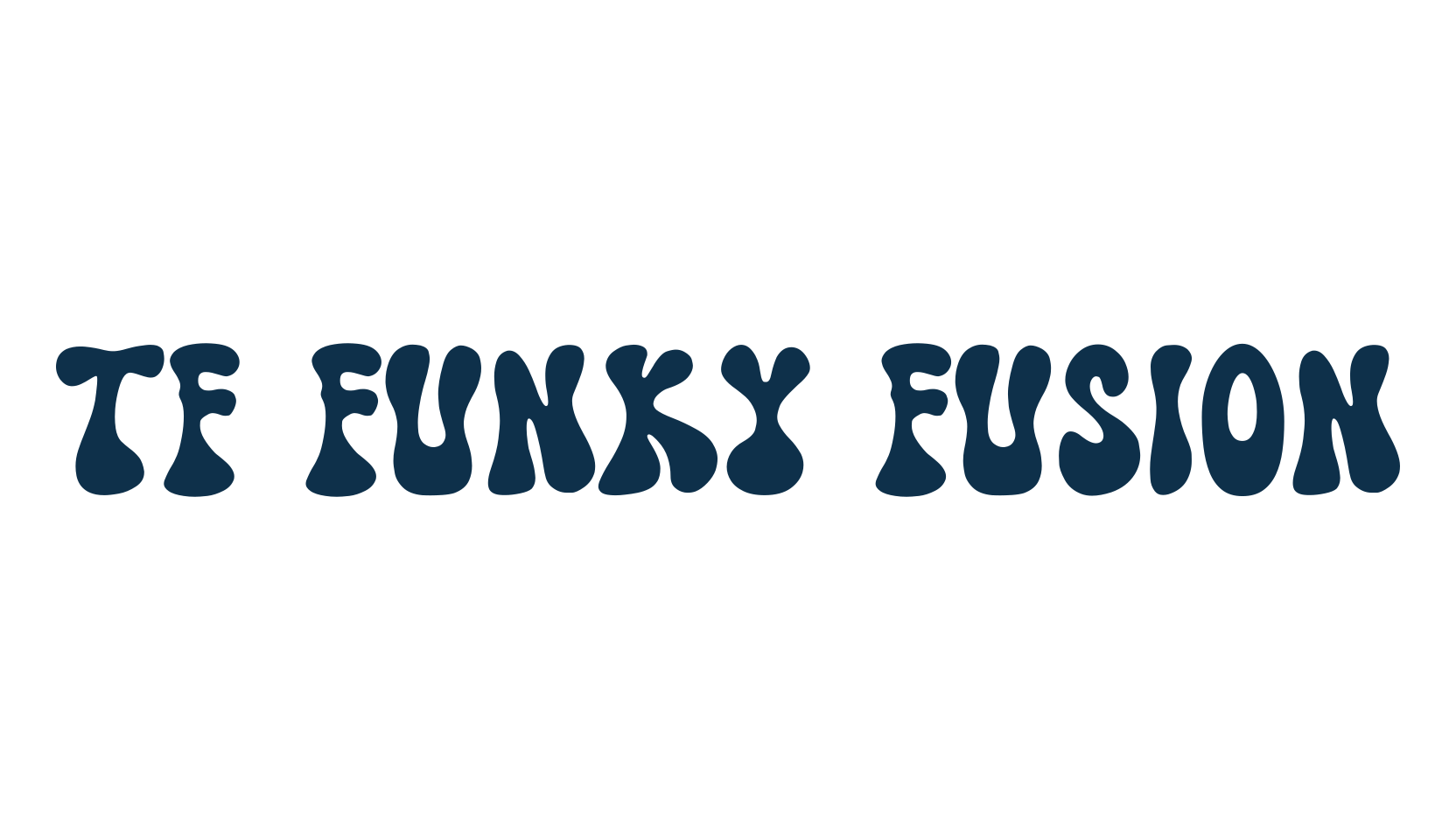TF Funky Fusion, fancy groovy decorative font preview