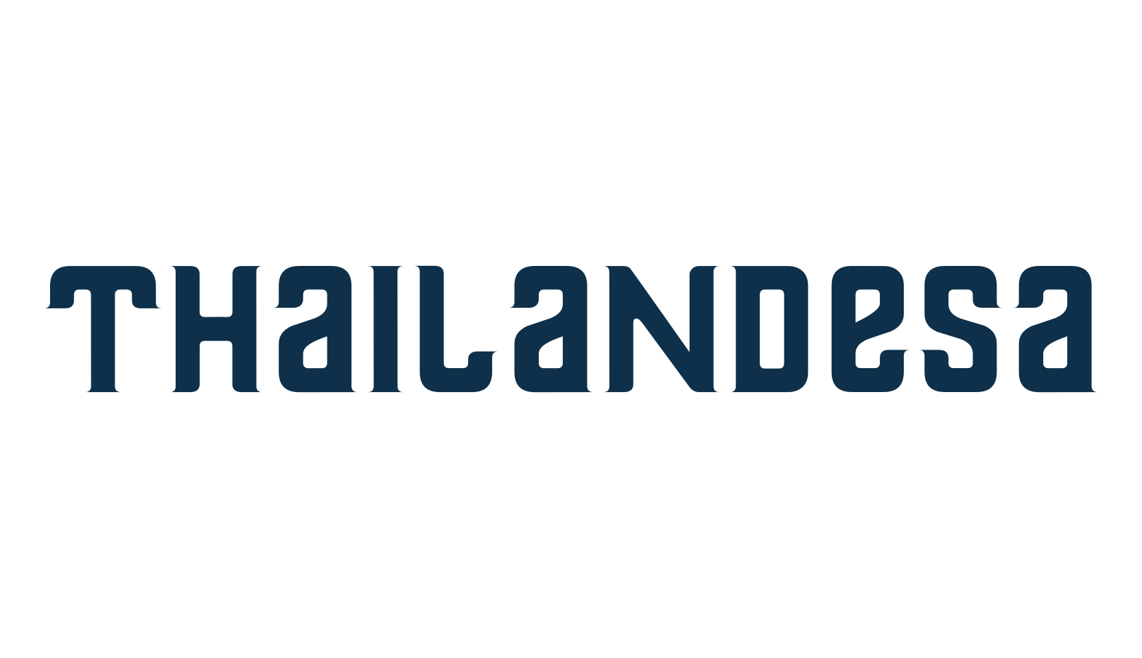 Thailandesa, fancy various foreign look font preview