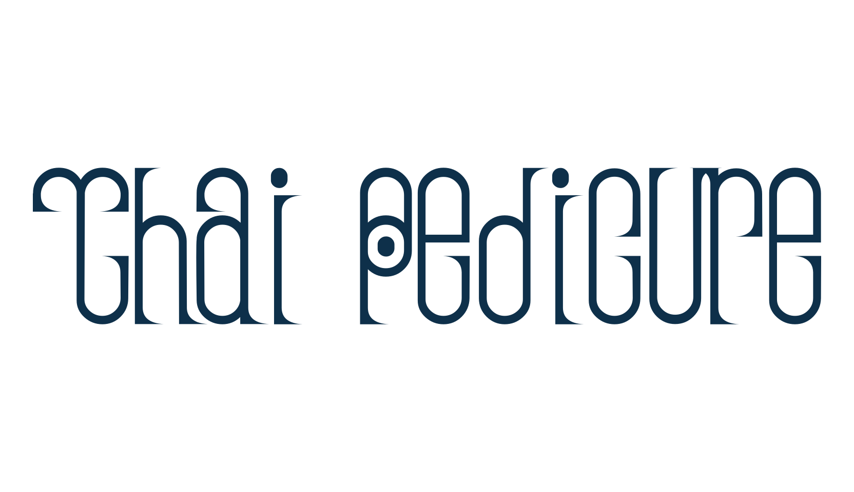 Thai Pedicure, fancy various foreign look font preview