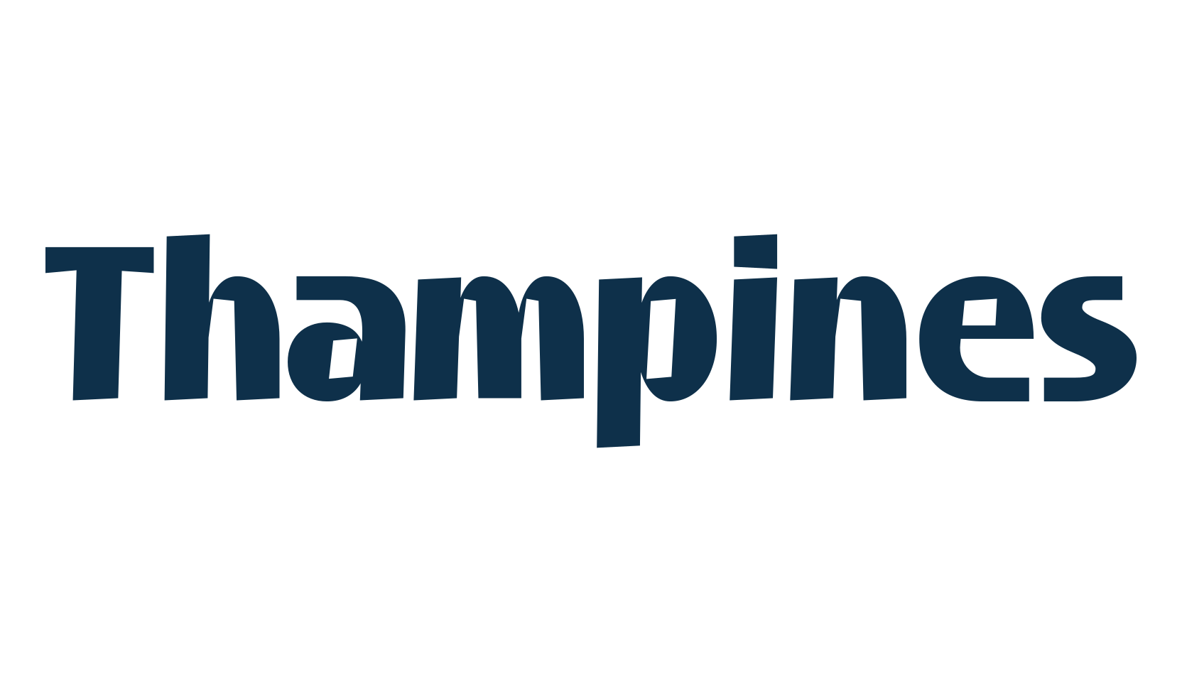 Thampines, fancy various decorative font preview