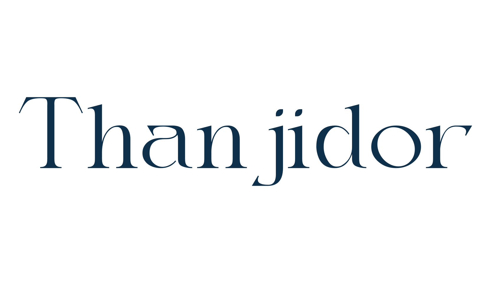 Thanjidor, basic serif font preview
