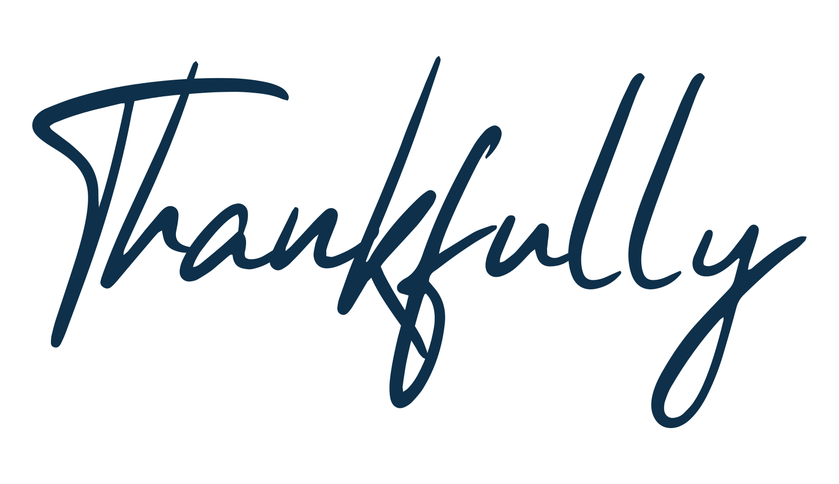 Thankfully, script handwritten fancy decorative calligraphy font preview