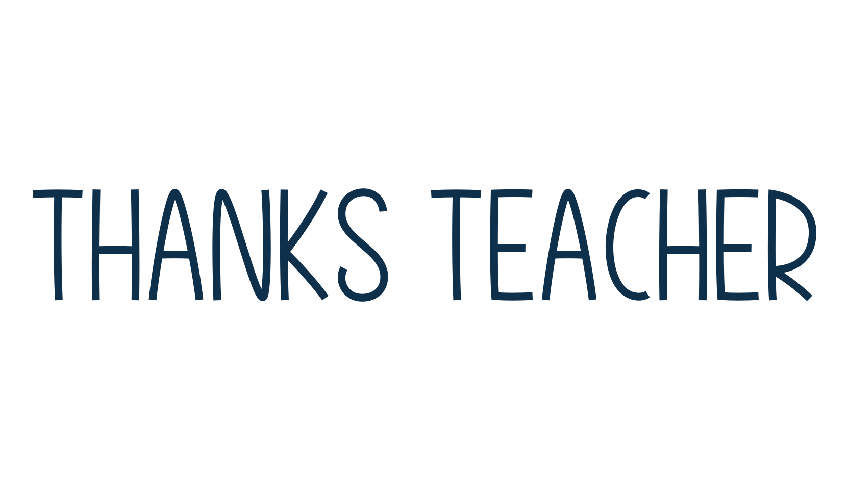 Thanks Teacher, various font preview