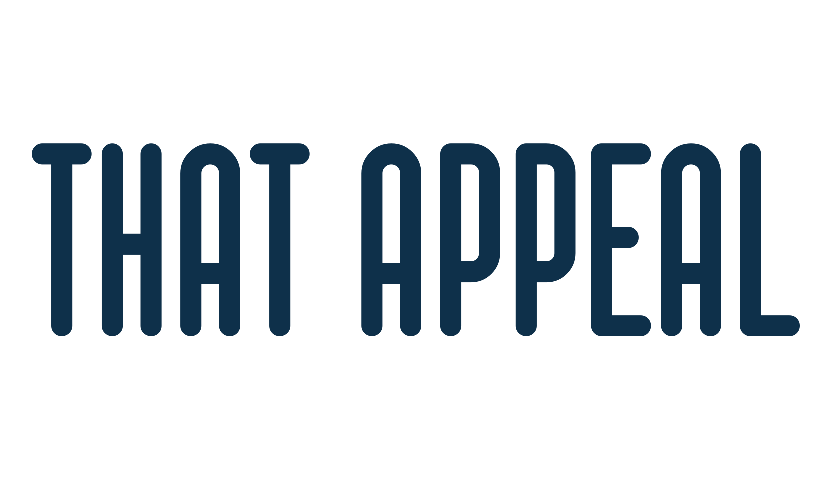 That Appeal, sans serif font preview