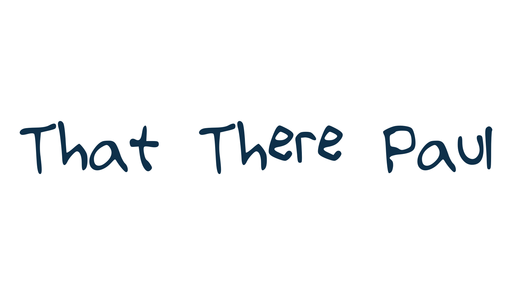 That There Paul, script handwritten fancy decorative calligraphy font preview