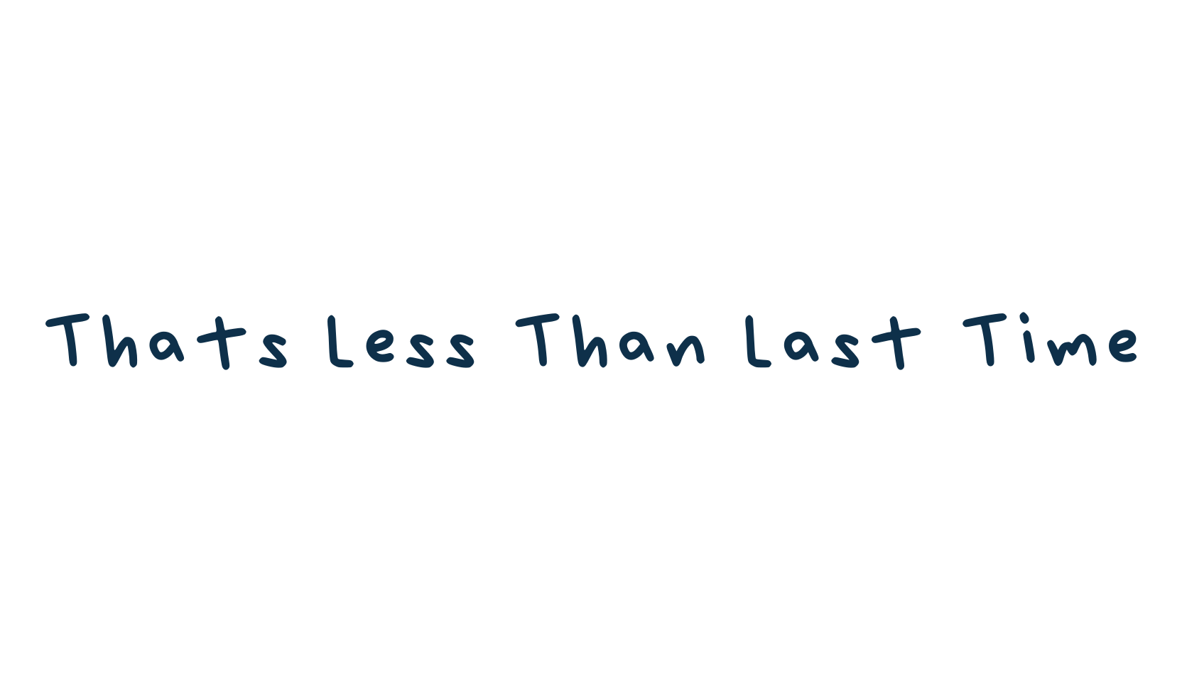 Thats Less Than Last Time, script handwritten fancy decorative calligraphy font preview