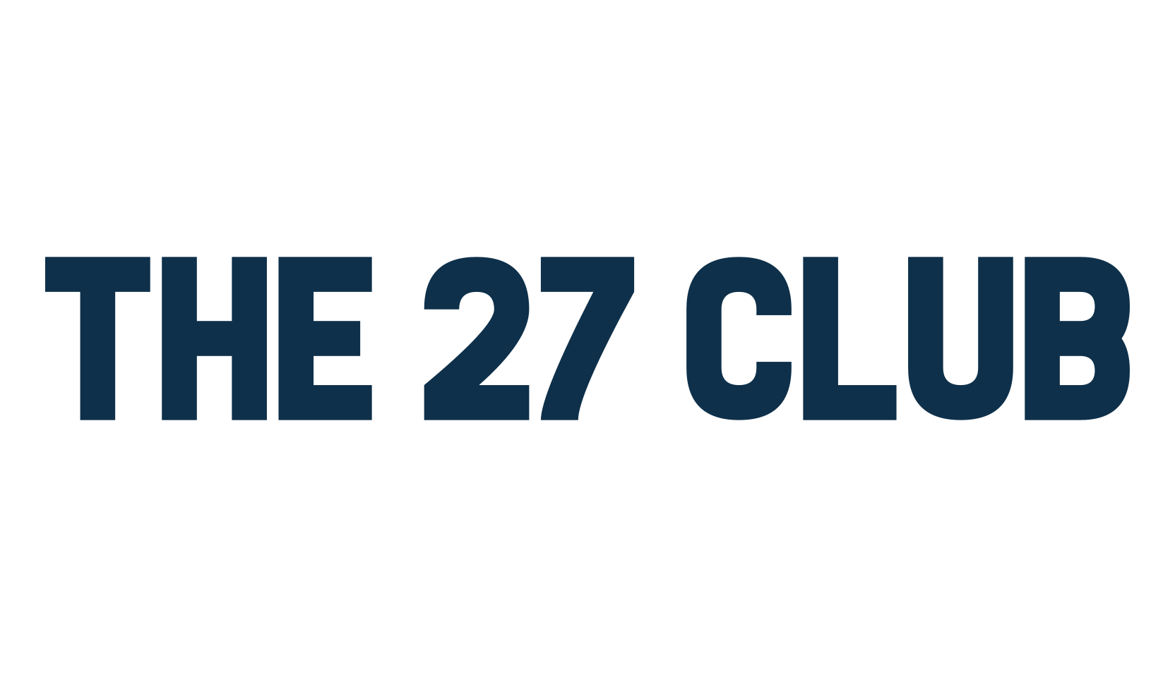 The 27 Club, basic sans serif font preview