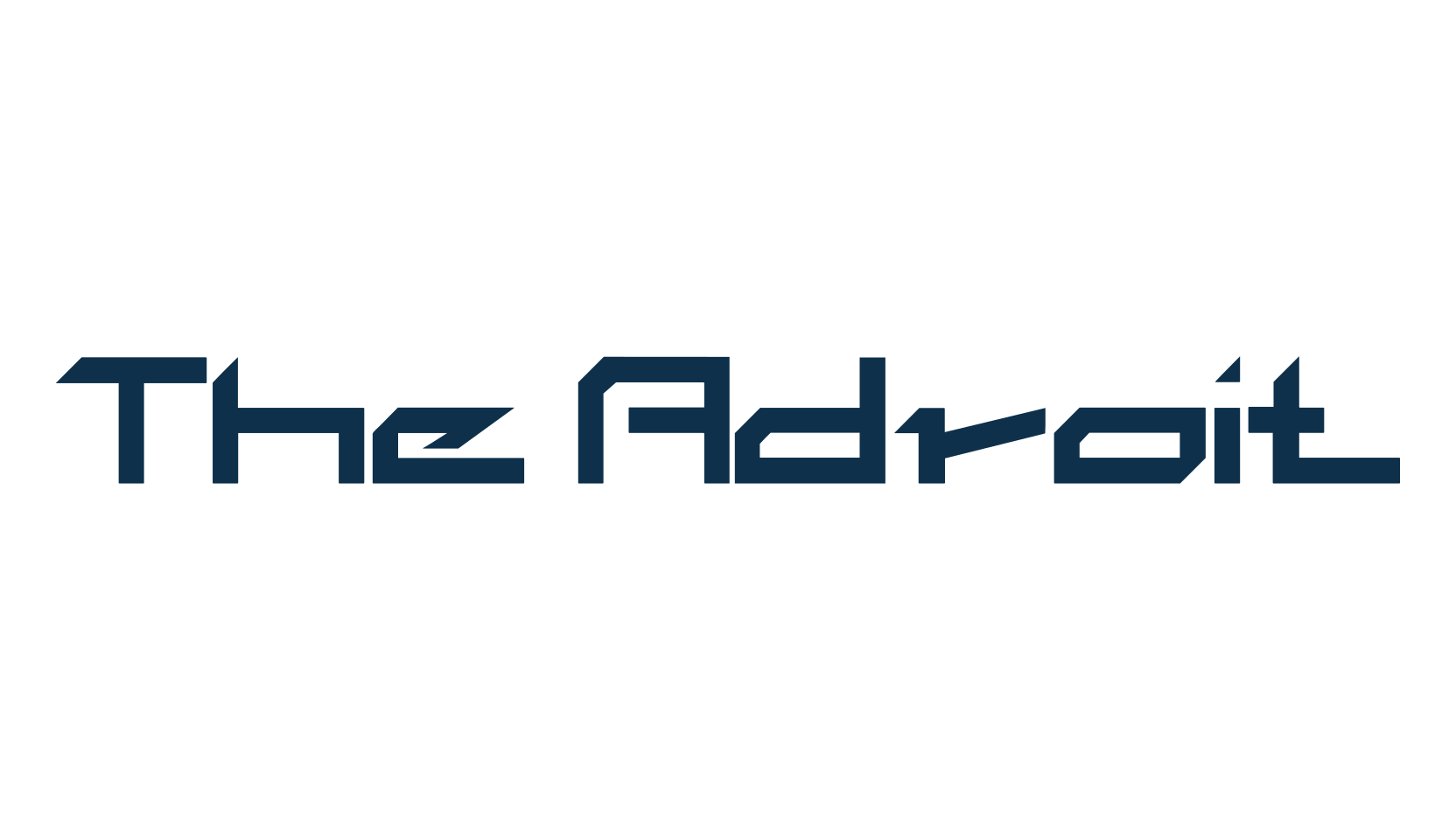 The Adroit, square font preview