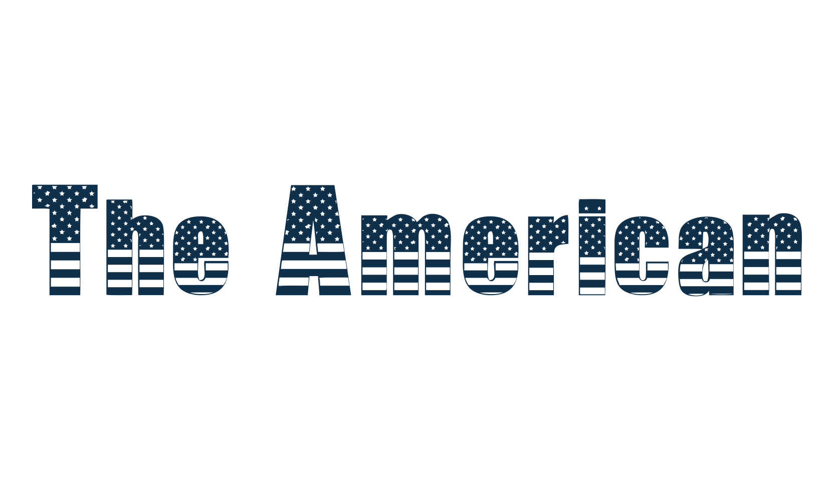 The American (the-american), decorative font preview