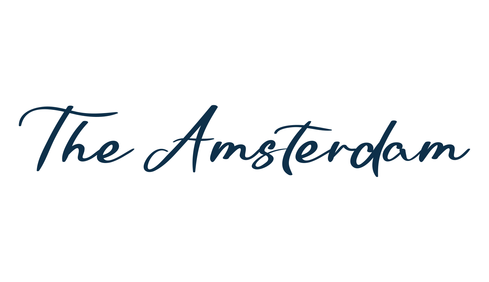 The Amsterdam, handwriting font preview