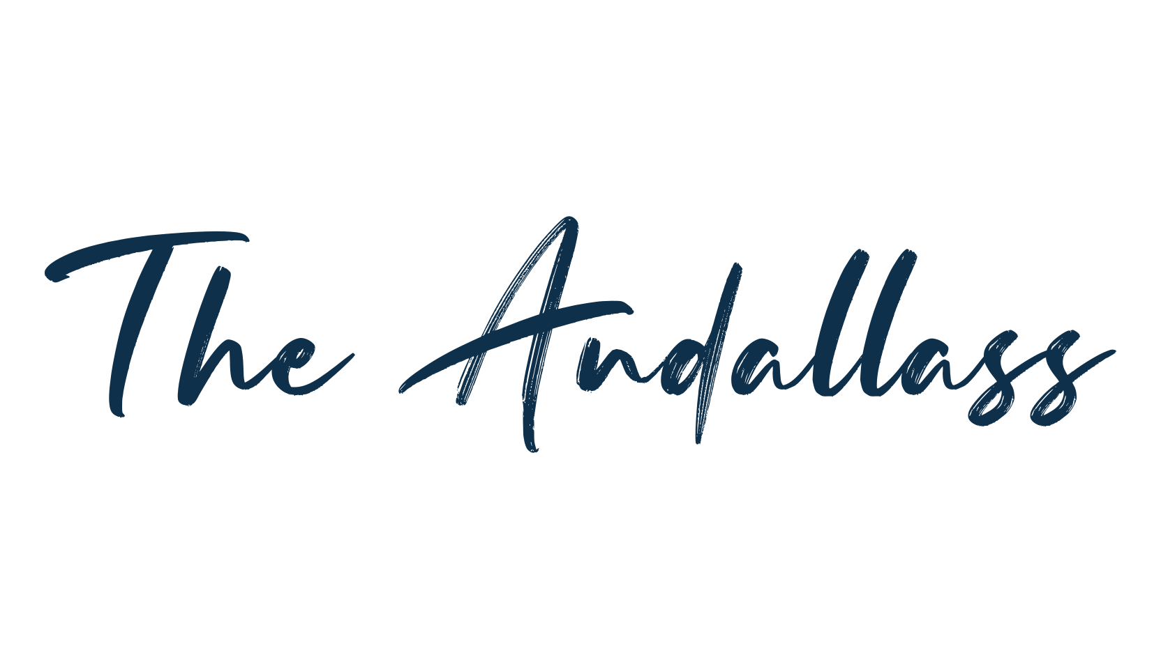 The Andallass, brush font preview