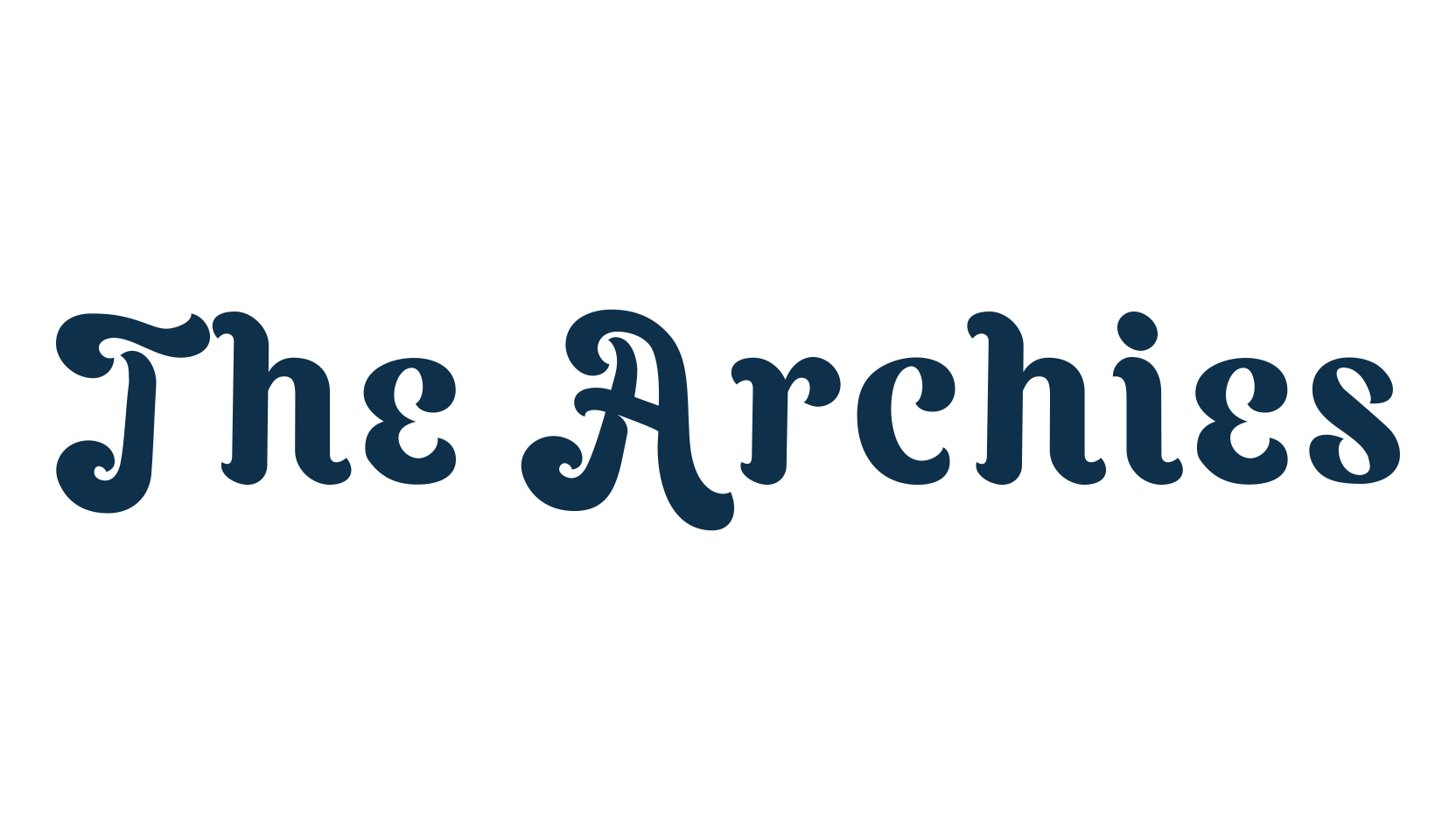 The Archies, groovy font preview