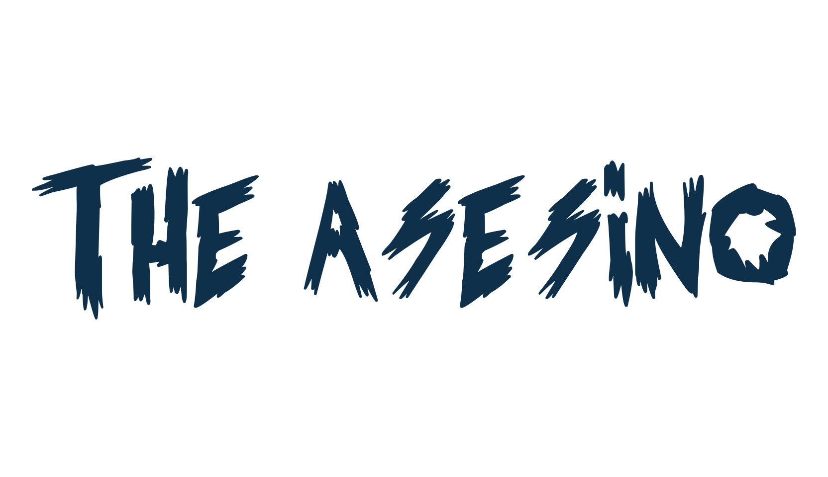 The Asesino, halloween font preview